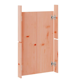 Portes de cuisine d'extérieur 2 pcs bois massif douglas