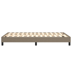 Sommier à ressorts de lit Taupe 120x200 cm Tissu