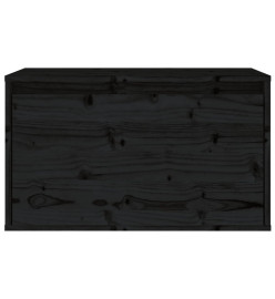 Armoire murale Noir 60x30x35 cm Bois de pin massif