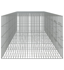 Cage à lapin 6 panneaux 327x79x54 cm Fer galvanisé