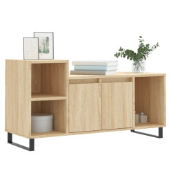 Meuble TV Chêne sonoma 100x35x55 cm Bois d'ingénierie