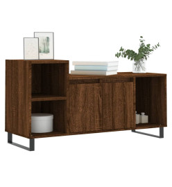 Meuble TV Chêne marron 100x35x55 cm Bois d'ingénierie