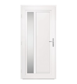 Porte d'entrée anthracite 98x208 cm PVC