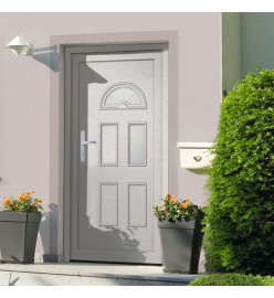 Porte d'entrée Blanc 98x208 cm PVC