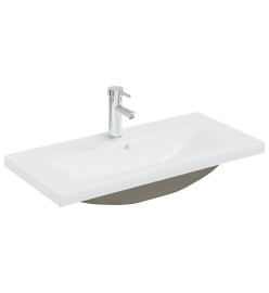 Ensemble de meubles de salle de bain Blanc Aggloméré