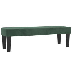 Lit à sommier tapissier et matelas Vert foncé 200x200cm Velours
