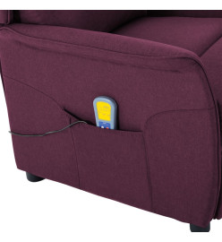 Fauteuil électrique de massage Violet Tissu