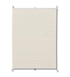 Store plissé 40x125 cm Crème