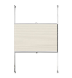 Store plissé 40x125 cm Crème