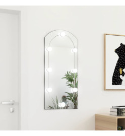 Miroir avec éclairage LED 90x45 cm Verre Arche