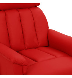 Fauteuil de massage Rouge bordeaux Similicuir