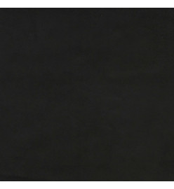 Tête de lit avec oreilles Noir 163x23x78/88 cm Velours