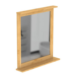 EISL Miroir avec cadre en bambou 67x11x70 cm