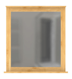 EISL Miroir avec cadre en bambou 67x11x70 cm