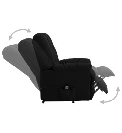 Fauteuil Noir Tissu