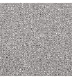 Tête de lit avec oreilles Gris clair 147x16x78/88 cm Tissu