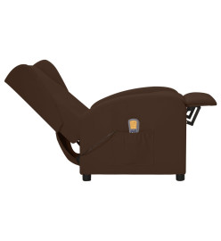 Fauteuil de massage Marron Similicuir