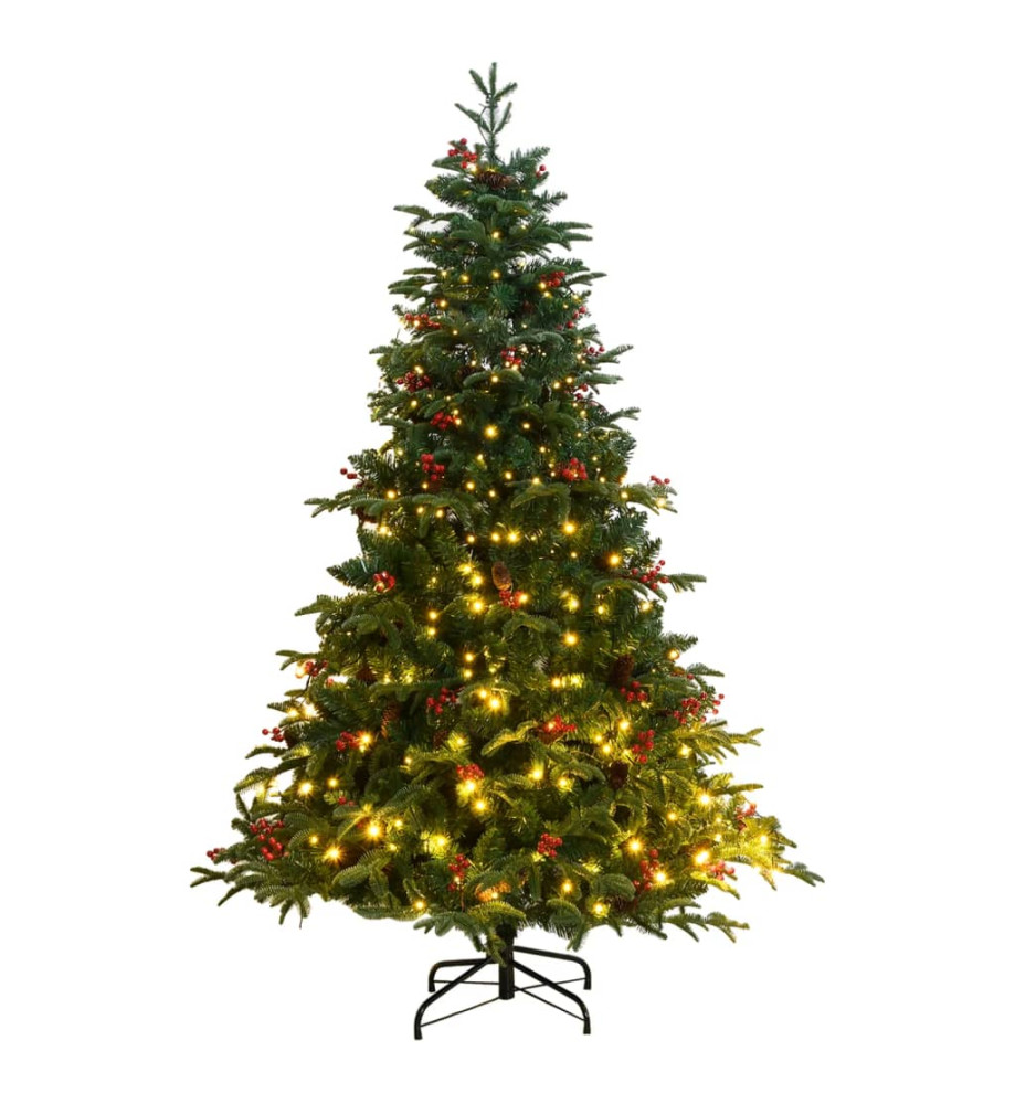 Sapin de Noël artificiel articulé avec 300 LED 210 cm