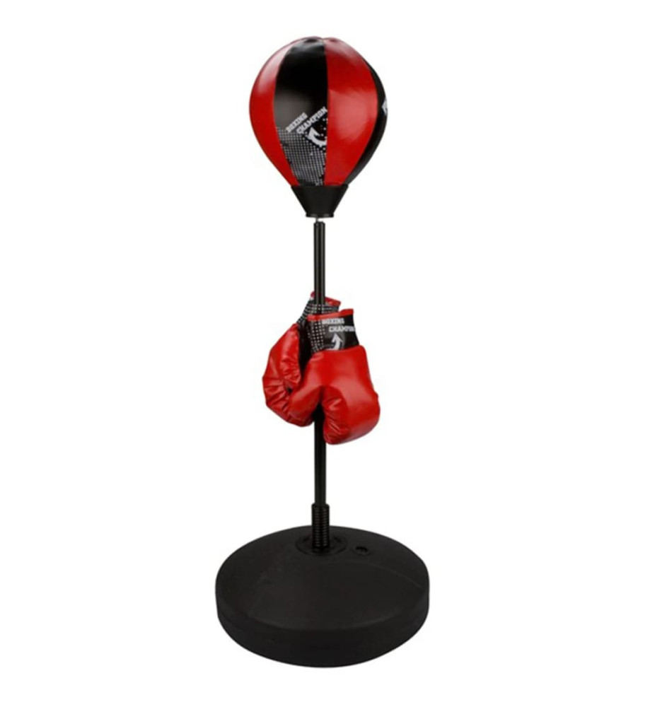 Punching ball Avento reflex junior noir/rouge