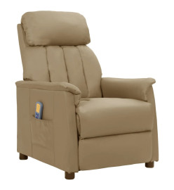 Fauteuil de massage Cappuccino Similicuir