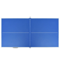 Table de ping-pong avec filet 152x76x66 cm Bleu