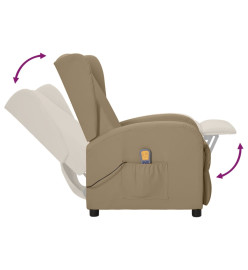 Fauteuil de massage Cappuccino Similicuir