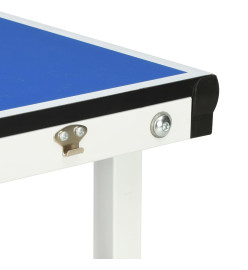 Table de ping-pong avec filet 152x76x66 cm Bleu