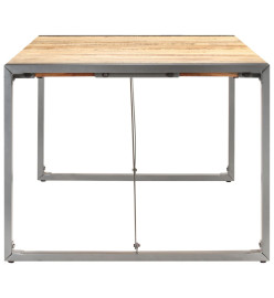 Table à dîner 200x100x75 cm Bois de manguier massif brut