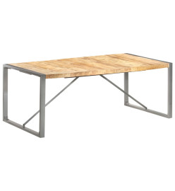 Table à dîner 200x100x75 cm Bois de manguier massif brut