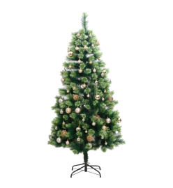 Sapin de Noël artificiel articulé 300 LED et boules 240 cm