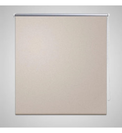 Store enrouleur occultant beige 40 x 100 cm