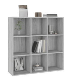 Armoire à livres Sonoma gris 98x30x98 cm