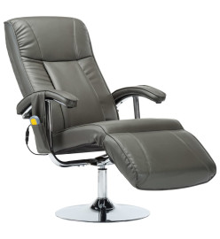 Fauteuil de massage Gris Similicuir