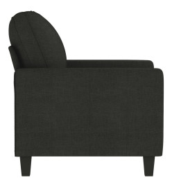 Fauteuil Noir 60 cm Tissu