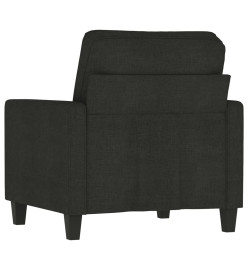 Fauteuil Noir 60 cm Tissu