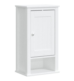 Armoire murale de salle de bain BERG blanc bois de pin massif