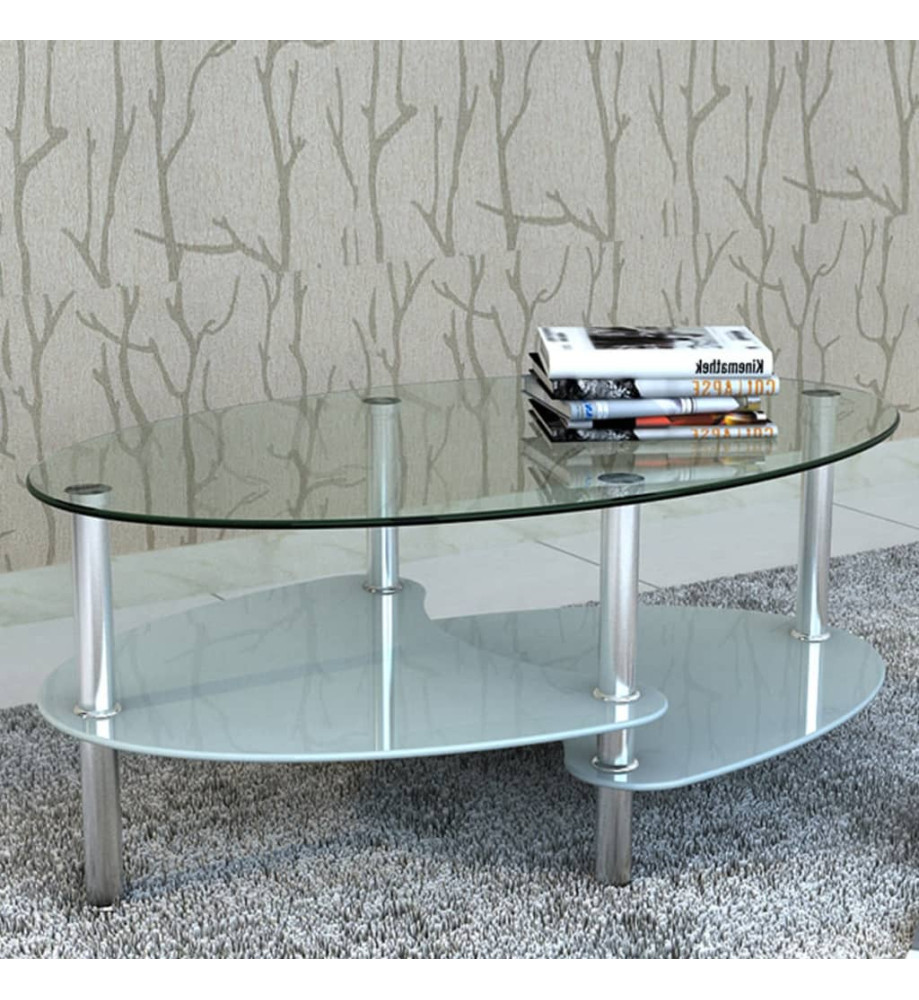 Table basse avec design exclusif Blanc Table basse avec design exclusif Blanc