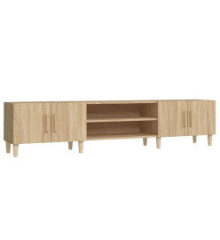 Meubles TV chêne sonoma 180x31,5x40 cm bois d'ingénierie