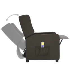 Fauteuil de massage Taupe Tissu