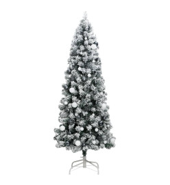 Sapin de Noël artificiel articulé 300 LED et boules 240 cm