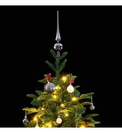 Sapin de Noël artificiel articulé 300 LED et boules 210 cm