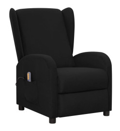 Fauteuil de massage Noir Tissu