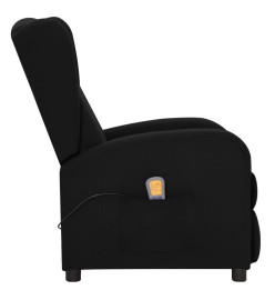 Fauteuil de massage Noir Tissu