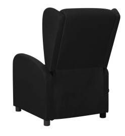 Fauteuil de massage Noir Tissu