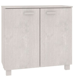 Buffet HAMAR Blanc 85x35x80 cm Bois massif de pin